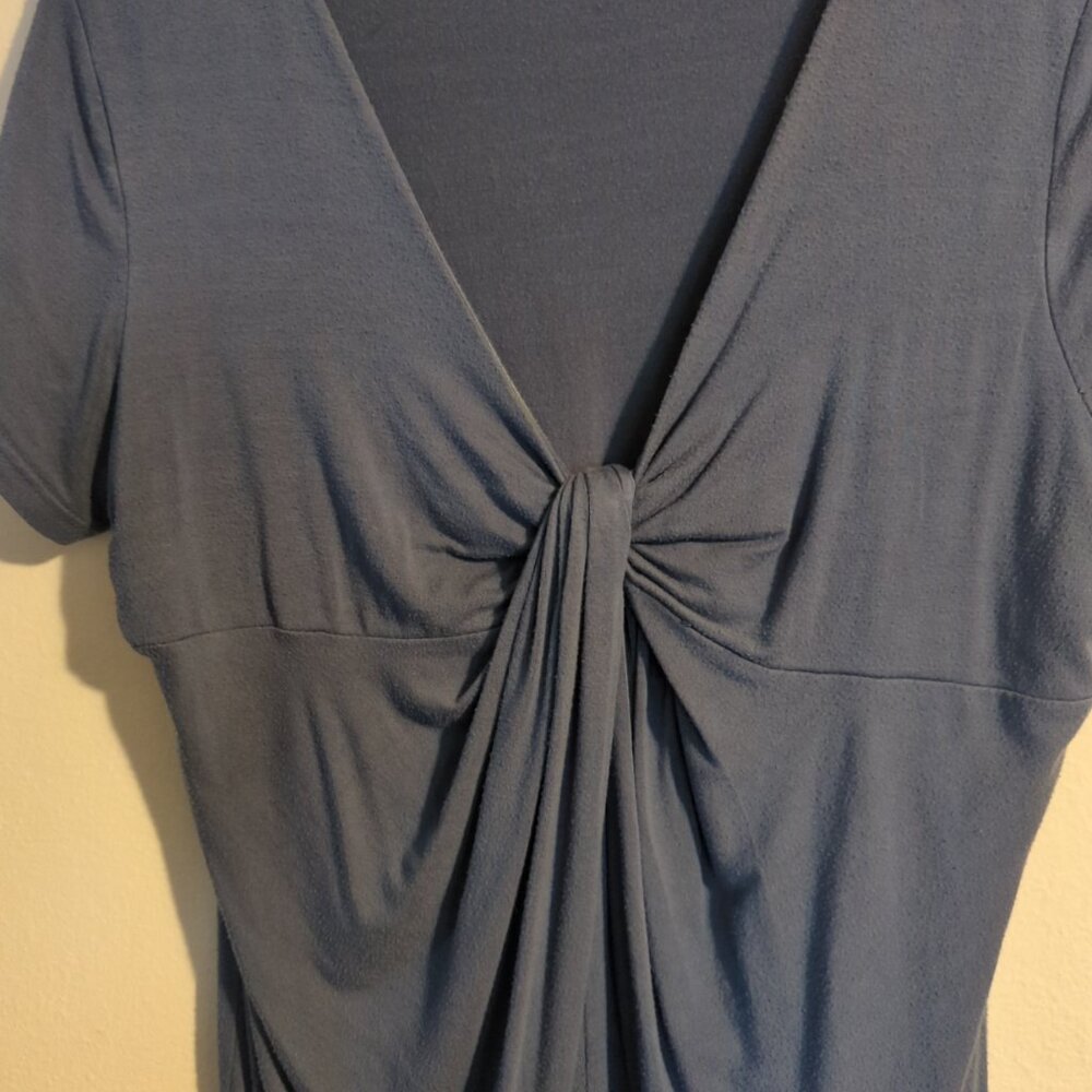 Zeagoo Short Sleeve V-Neck Twist Knot Blouse Size XL - Picture 4 of 8